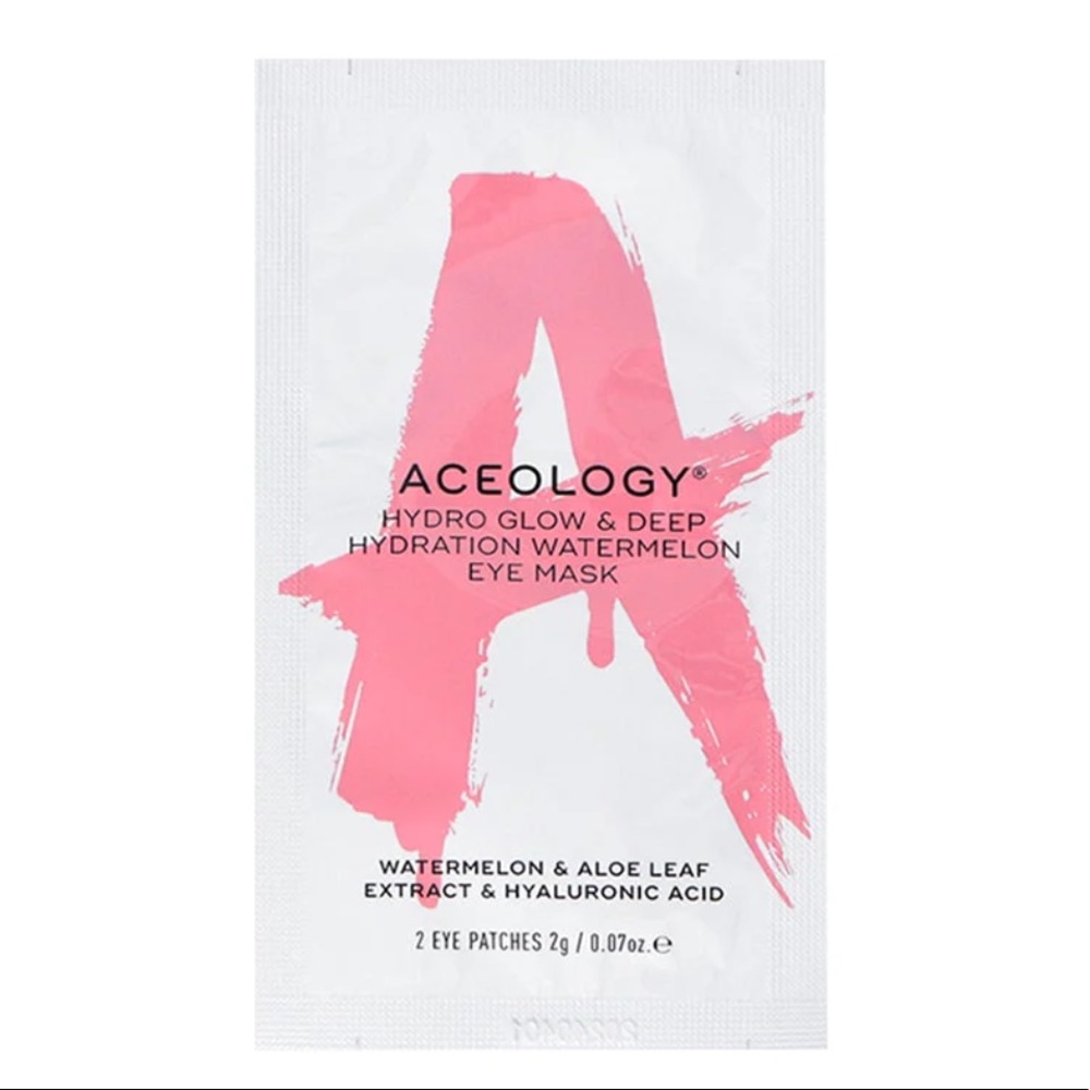 ACEOLOGY HYDRO GLOW EYE MASKS NWT
